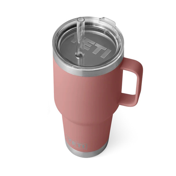 Rambler 35Oz (1035Ml) Mug W/Straw - Sandstone Pink