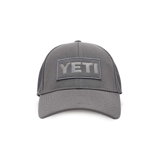 Grey On Grey Patch Trucker Cap