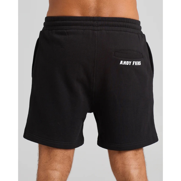 Port Side Ahoy Fkrs Trackshort - Black