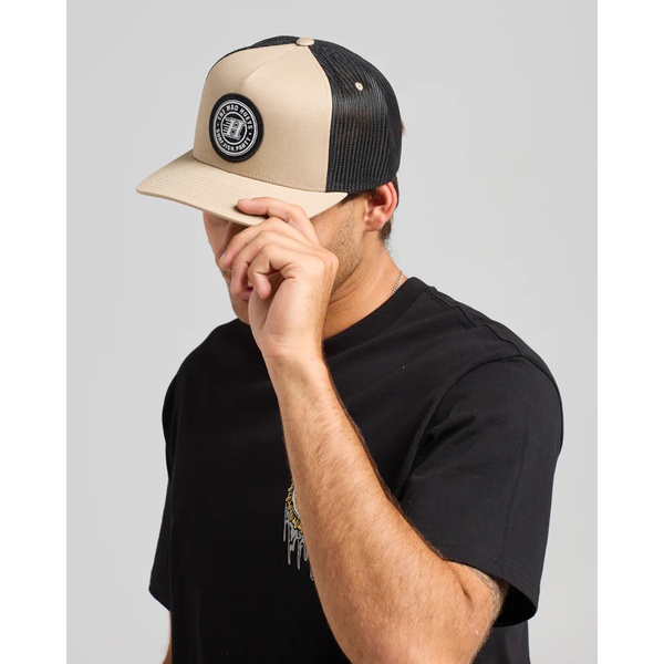 H Series Twill Trucker Cap - Tan