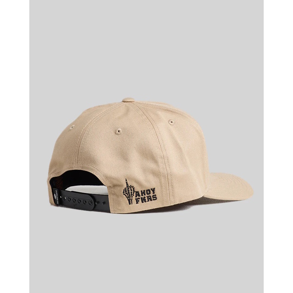 Port Side Ahoy Fkrs Twill Snapback Cap - Tan