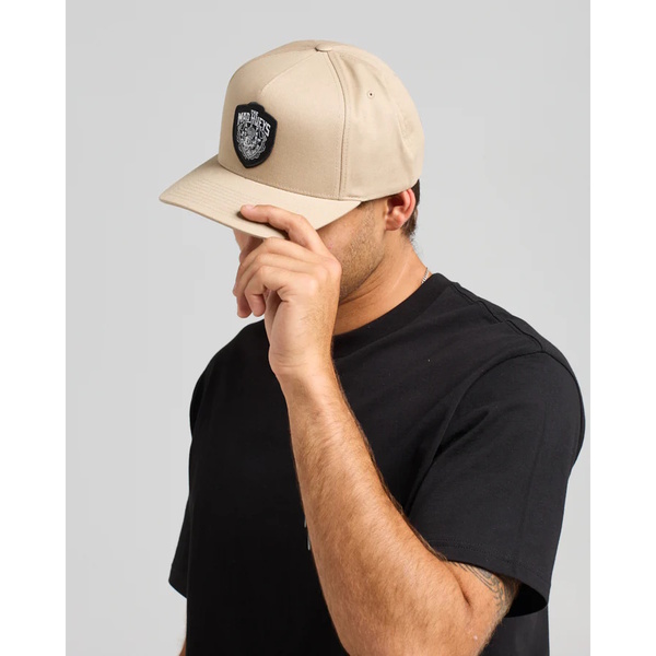 Port Side Ahoy Fkrs Twill Snapback Cap - Tan