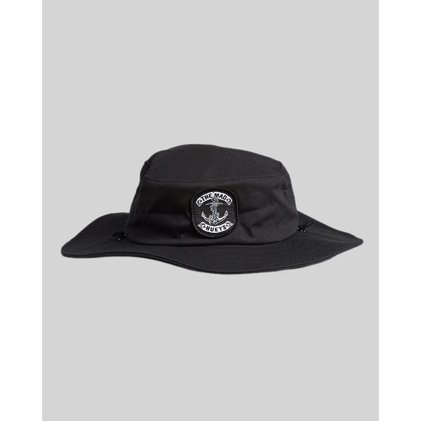 Skull Anchor Wide Brim Hat Size L/Xl - Black