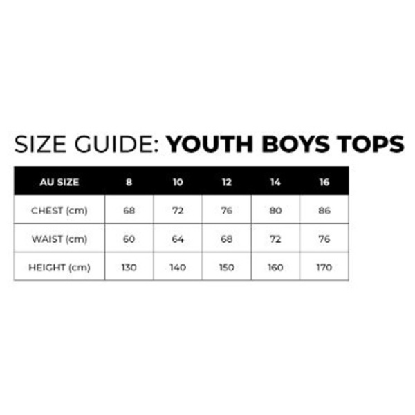 The Kraken Captain Boys Short Sleeve Youth Tee Shirt - Black