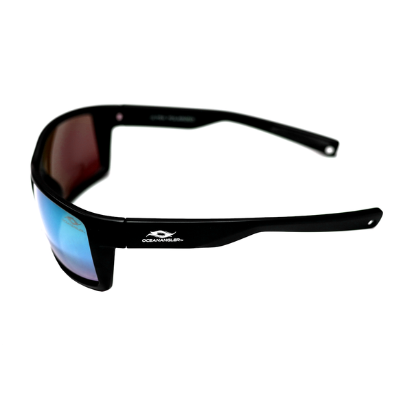 Ultra Polarised Sunglasses Tr90 Frame - Matte Black/Red Green Teal) Lens