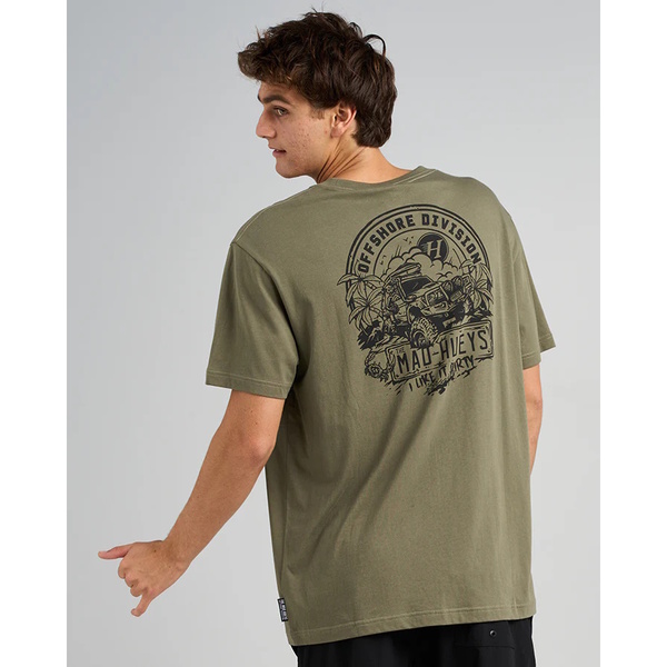 I Like It Dirty Short Sleeve Tee Shirt - Olive