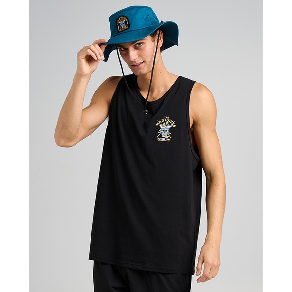 Bucket List Tank Singlet - Black