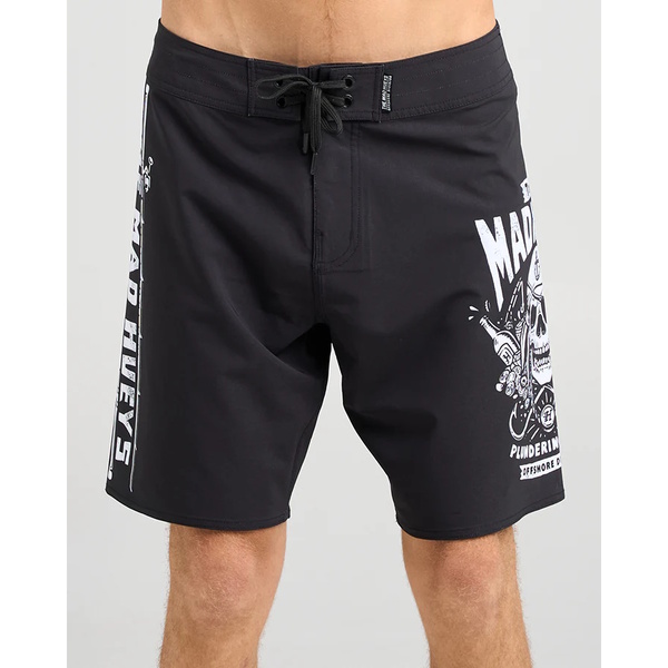 Offshore Pirate Boardshort - Black