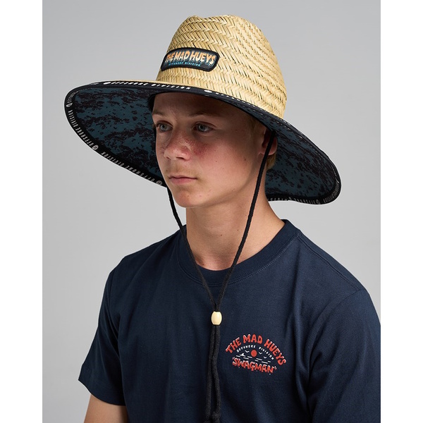 Octostein Youth Boys Straw Hat - Natural