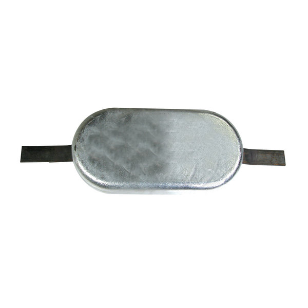 Oval Zinc Anode W/Strap 305X150mm - 13Kg Cm812sz