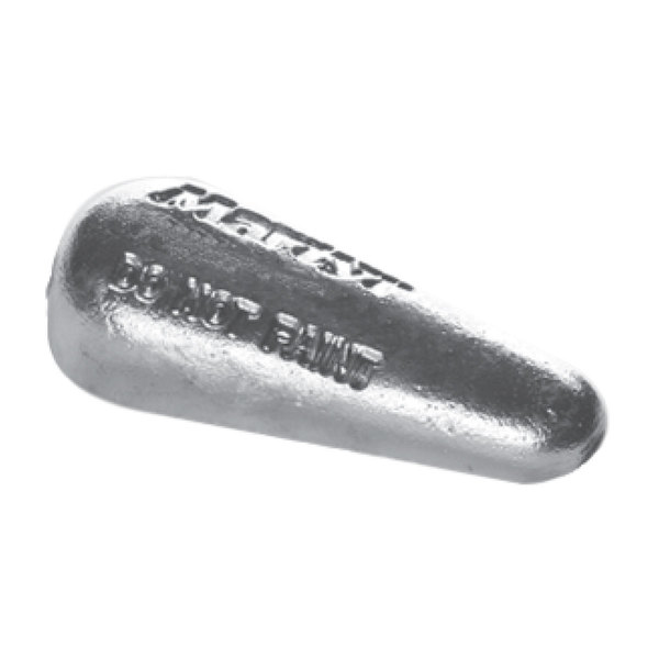 Plain Teardrop Zinc Anode 85X36x24mm 0.34Kg Cm335z