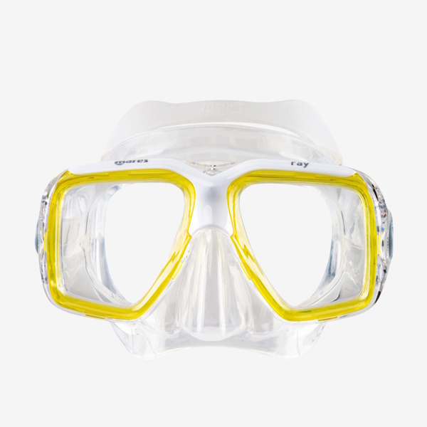 Ray Dive Mask - Yellow/Clear 