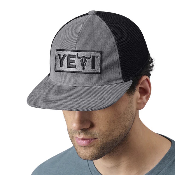 Steer Flat Brim Hat - Grey 