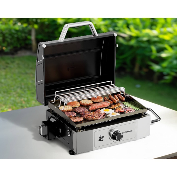 1 Burner Portable Griddle Flat Top Bbq 