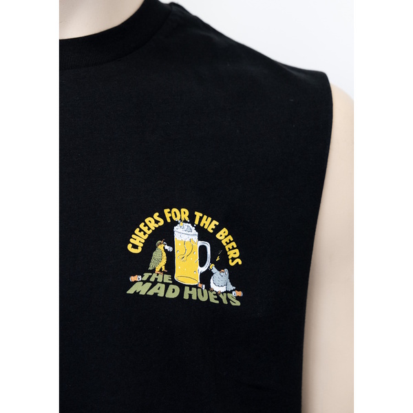 Nz Beers Short Sleeve Muscle Tee Shirt - Black