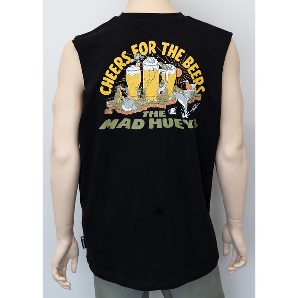 Nz Beers Short Sleeve Muscle Tee Shirt - Black