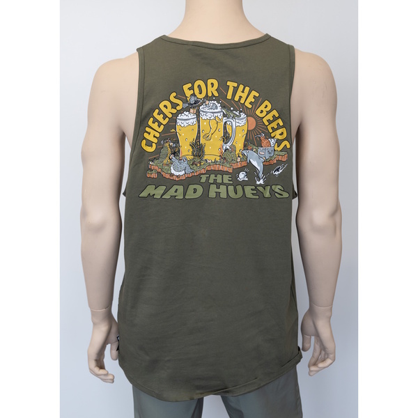 Nz Beers Tank Singlet - Olive