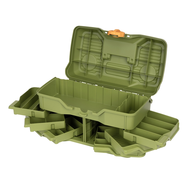 Nextgen Tackle Box 6/0 Large 6 Tray Green