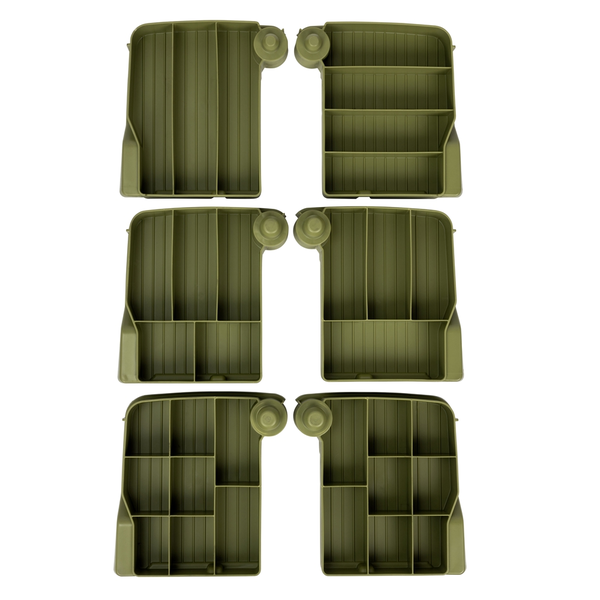 Nextgen Tackle Box 6/0 Large 6 Tray Green