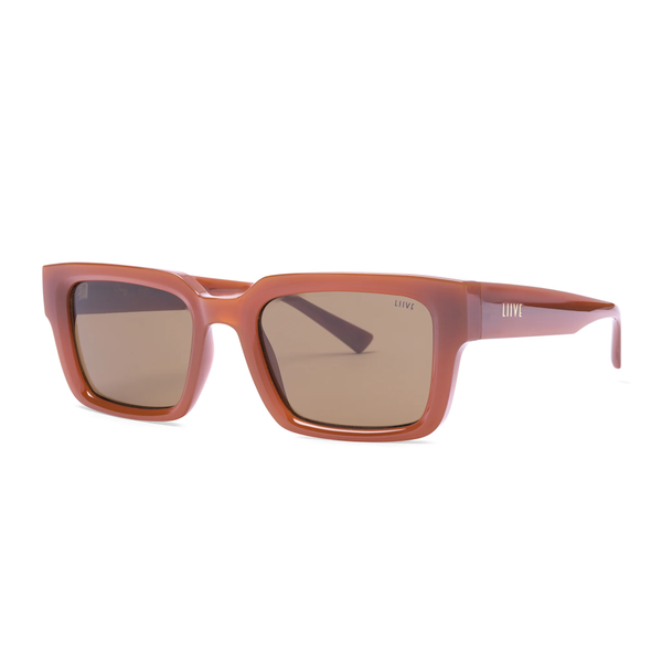 Oney Womens Non-Polarised Sunglasses - Maple/Brown Lenses 