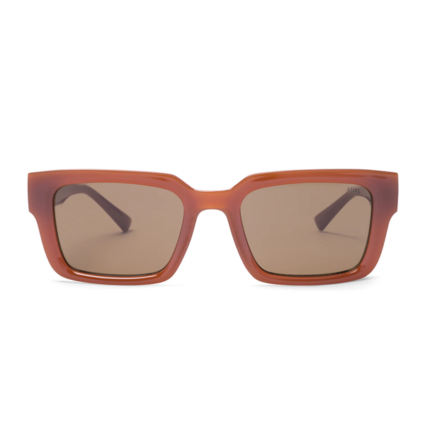 Oney Womens Non-Polarised Sunglasses - Maple/Brown Lenses 