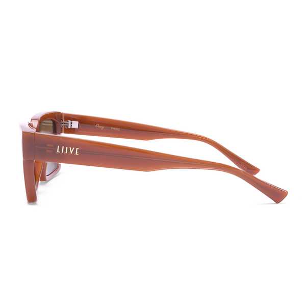 Oney Womens Non-Polarised Sunglasses - Maple/Brown Lenses 