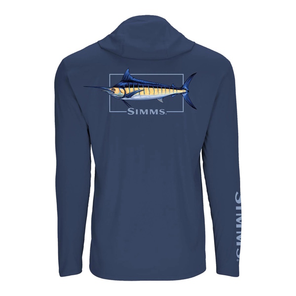 Graphic Solartech Hoodie - Blue Marlin