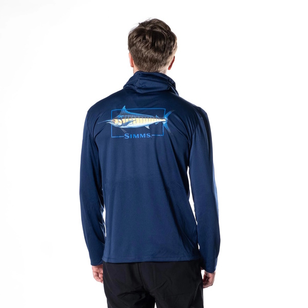 Graphic Solartech Hoodie - Blue Marlin