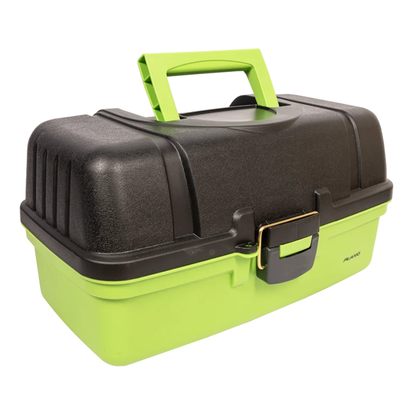 6103 Green And Black Tackle Box - 3 Tray