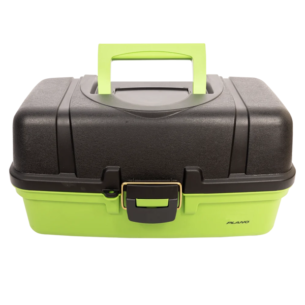 6103 Green And Black Tackle Box - 3 Tray