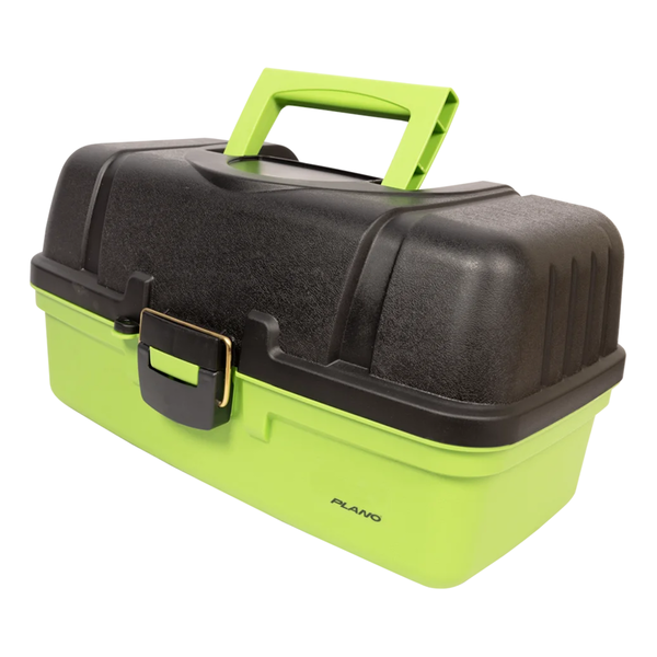 6103 Green And Black Tackle Box - 3 Tray