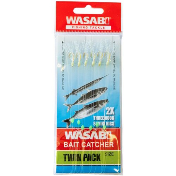 3 Hook Rig - Twin Pack Sabiki 