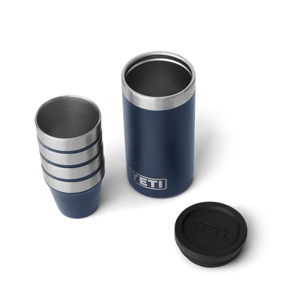 Shot Glasses And Case - Navy