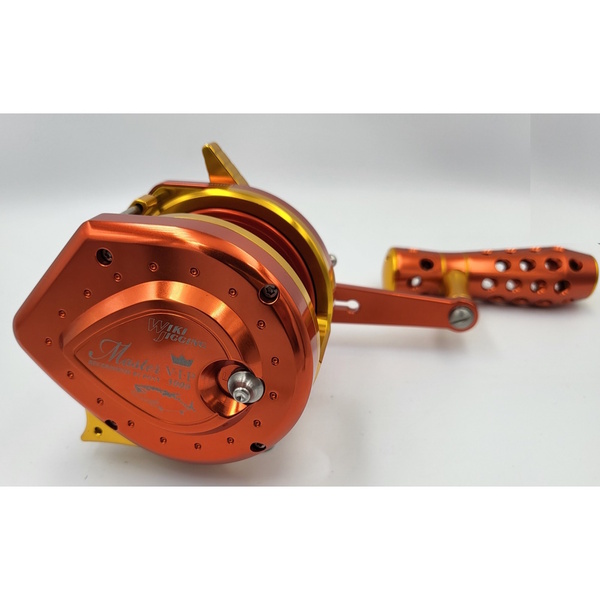 Wiki Master Vip 2000Xh Turbo Overhead Lever Drag Reel Orange Gold