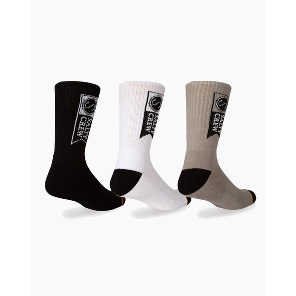 Alpha Socks Assorted 3 Pack (7-11)