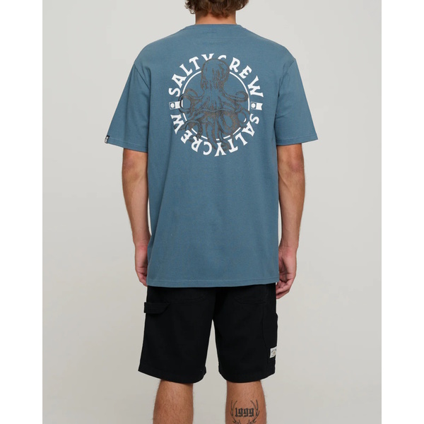 Tentacles Standard Short Sleeved Tee-Shirt - Dark Slate