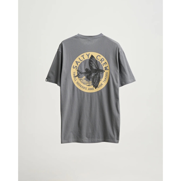 Fly By Standard Short Sleeved Tee-Shirt - Charcoal