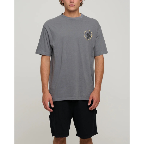 Fly By Standard Short Sleeved Tee-Shirt - Charcoal