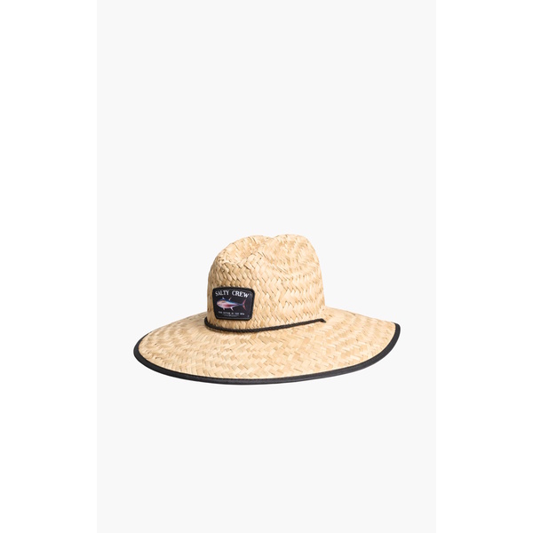 Big Blue Straw Hat - Natural