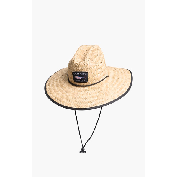 Big Blue Straw Hat - Natural