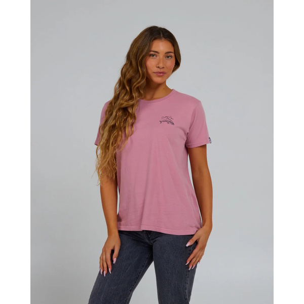 Love Bite Boyfriend Womens Short Sleeve T-Shirt - Warm Lilac