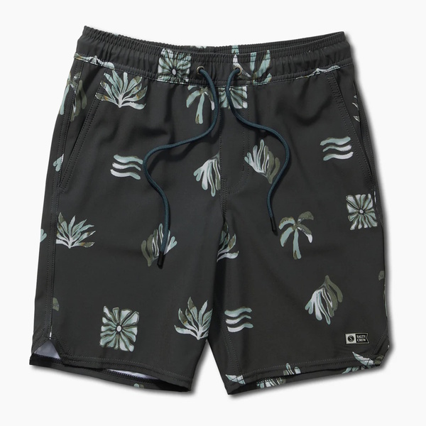 Lowtide Elastic Boardshort - Black Multi