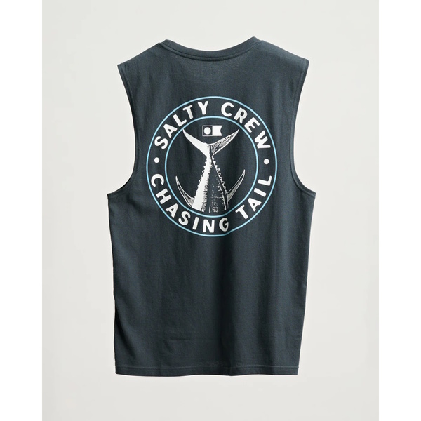 Tailgate Sleeveless Muscle Tank Singlet - Coal