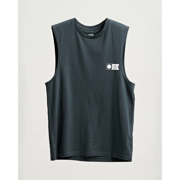 Tailgate Sleeveless Muscle Tank Singlet - Coal