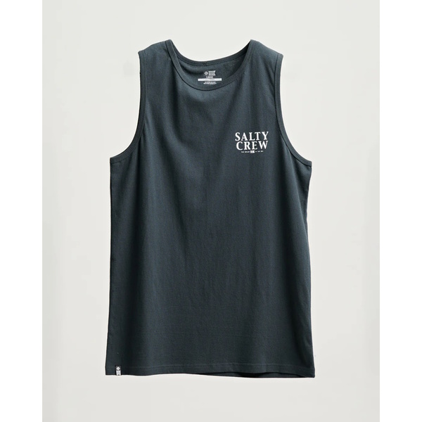 Yellow Fin Sleeveless Regular Tank Singlet - Coal