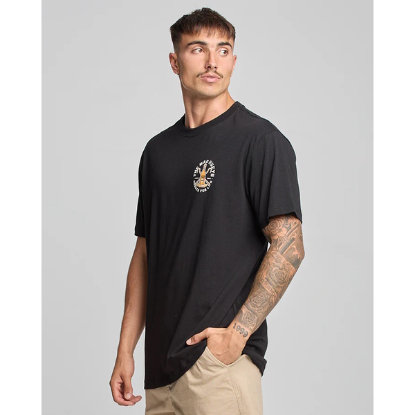 Hooked For Life Short Sleeve Tee - Black