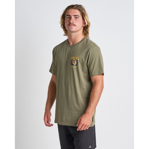 Yeah Nah Nz Short Sleeve Tee - Olive