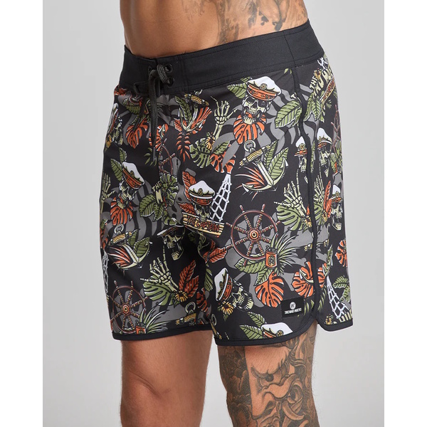 The Island Captain Boardshort 17" - Black