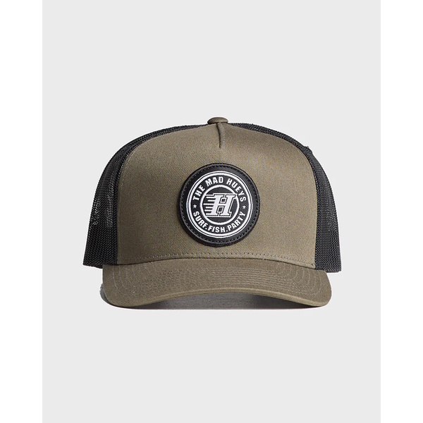 H Series Twill Trucker Cap - Olive