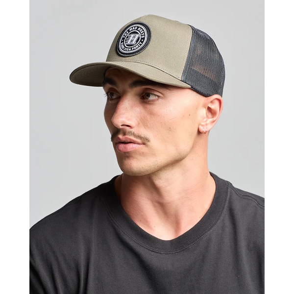 H Series Twill Trucker Cap - Olive